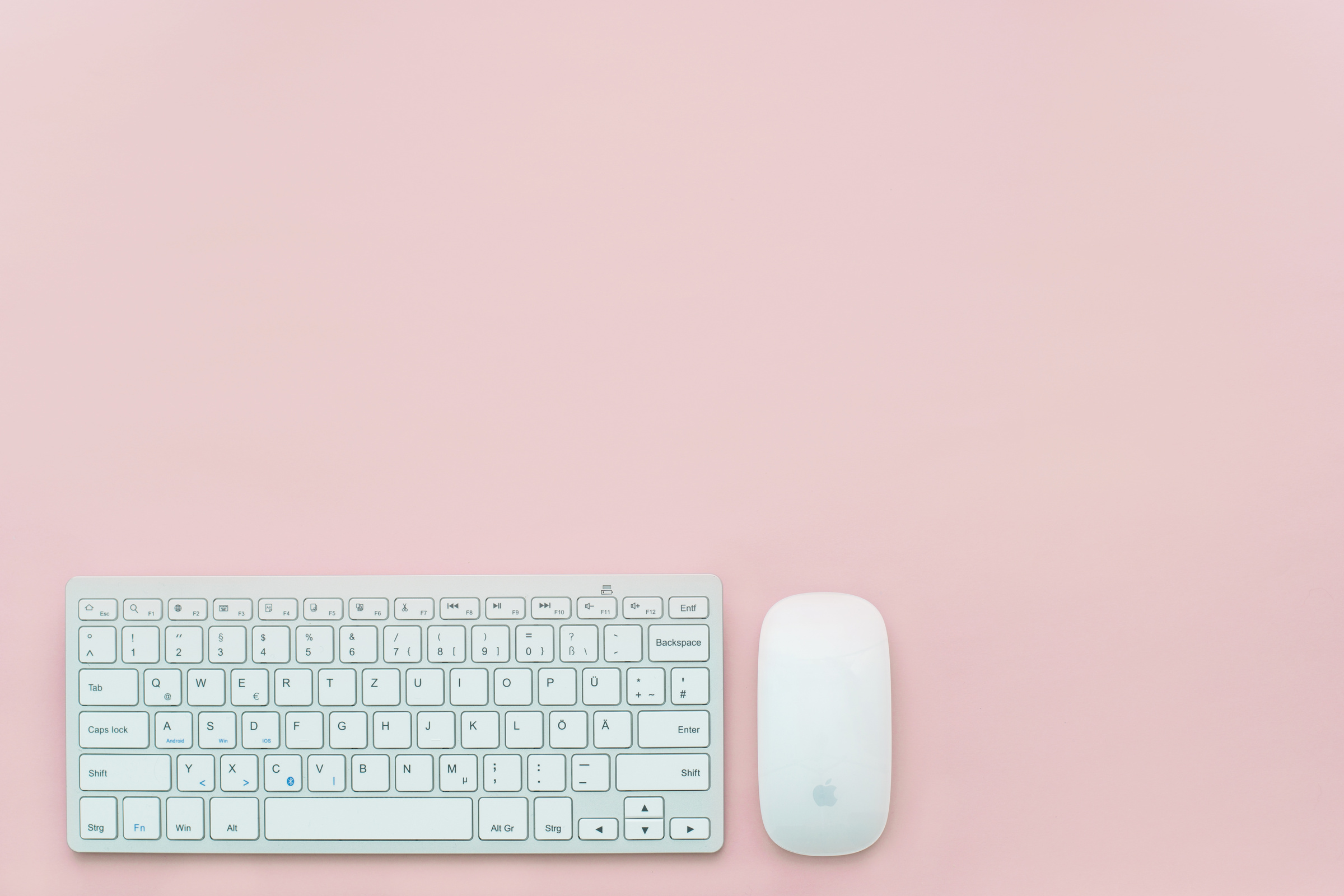 Apple Keyboard and Magic Mouse